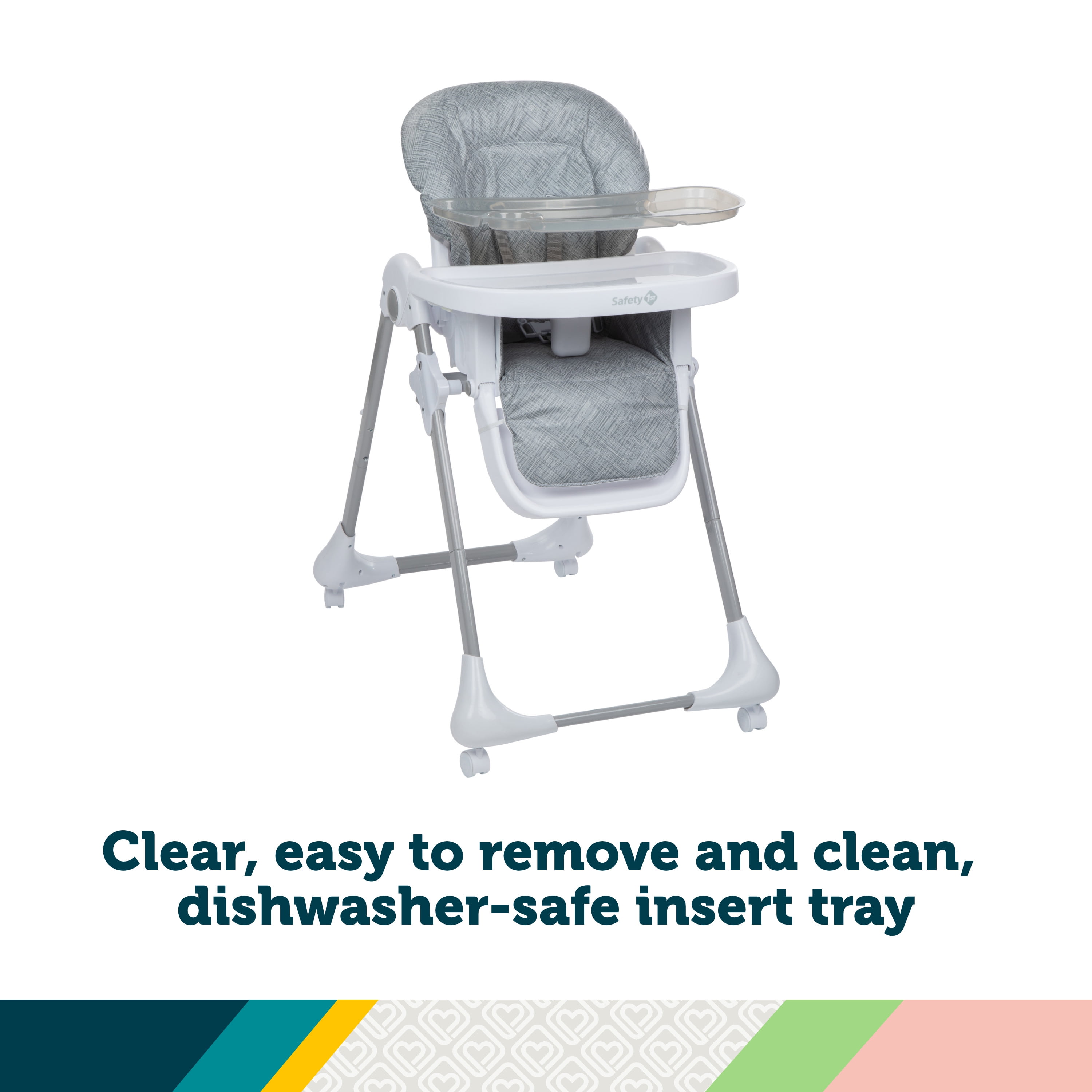 Safety 1ˢᵗ 3-in-1 Grow and Go High Chair, Monolith