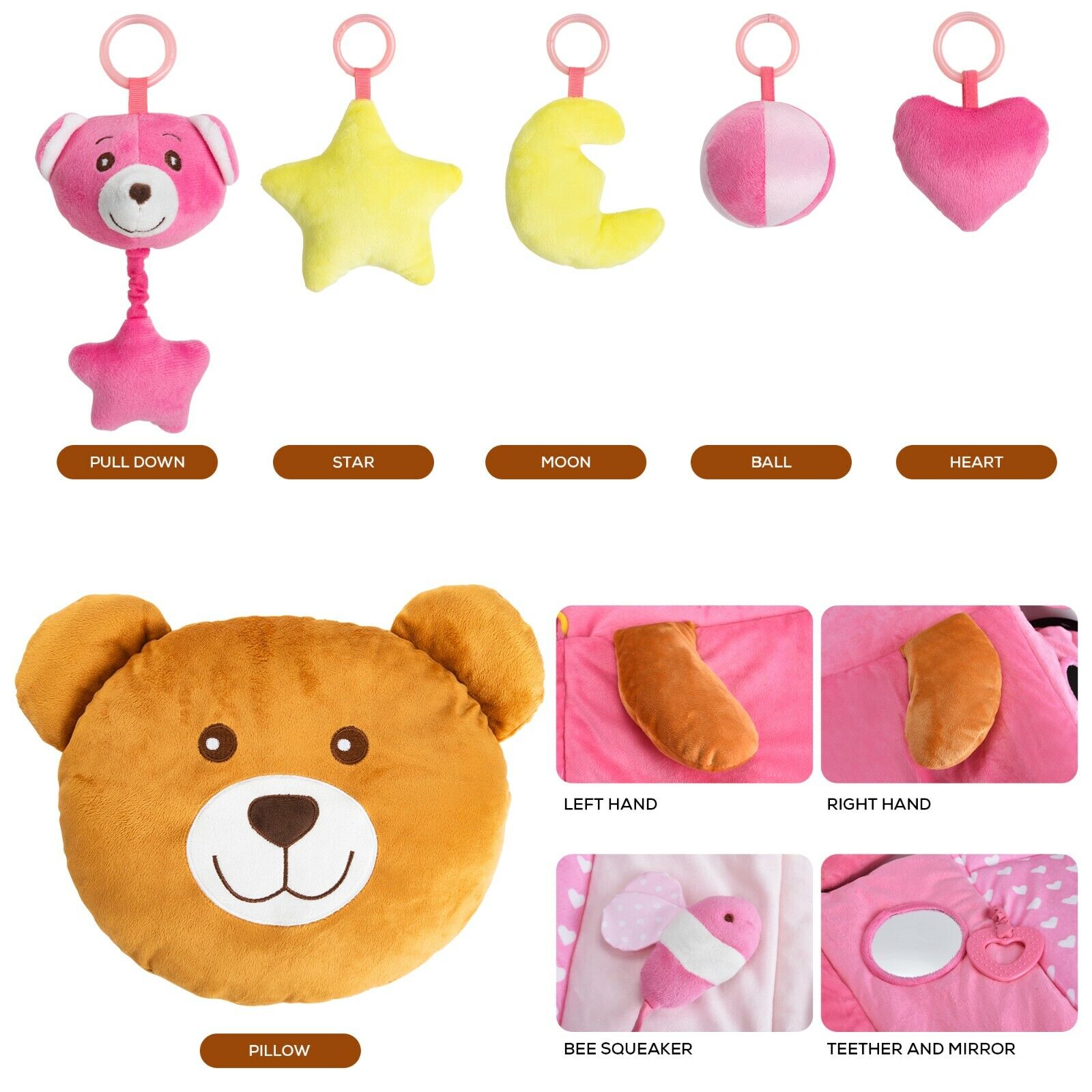 Infant's Play Gym with Developmental Toys