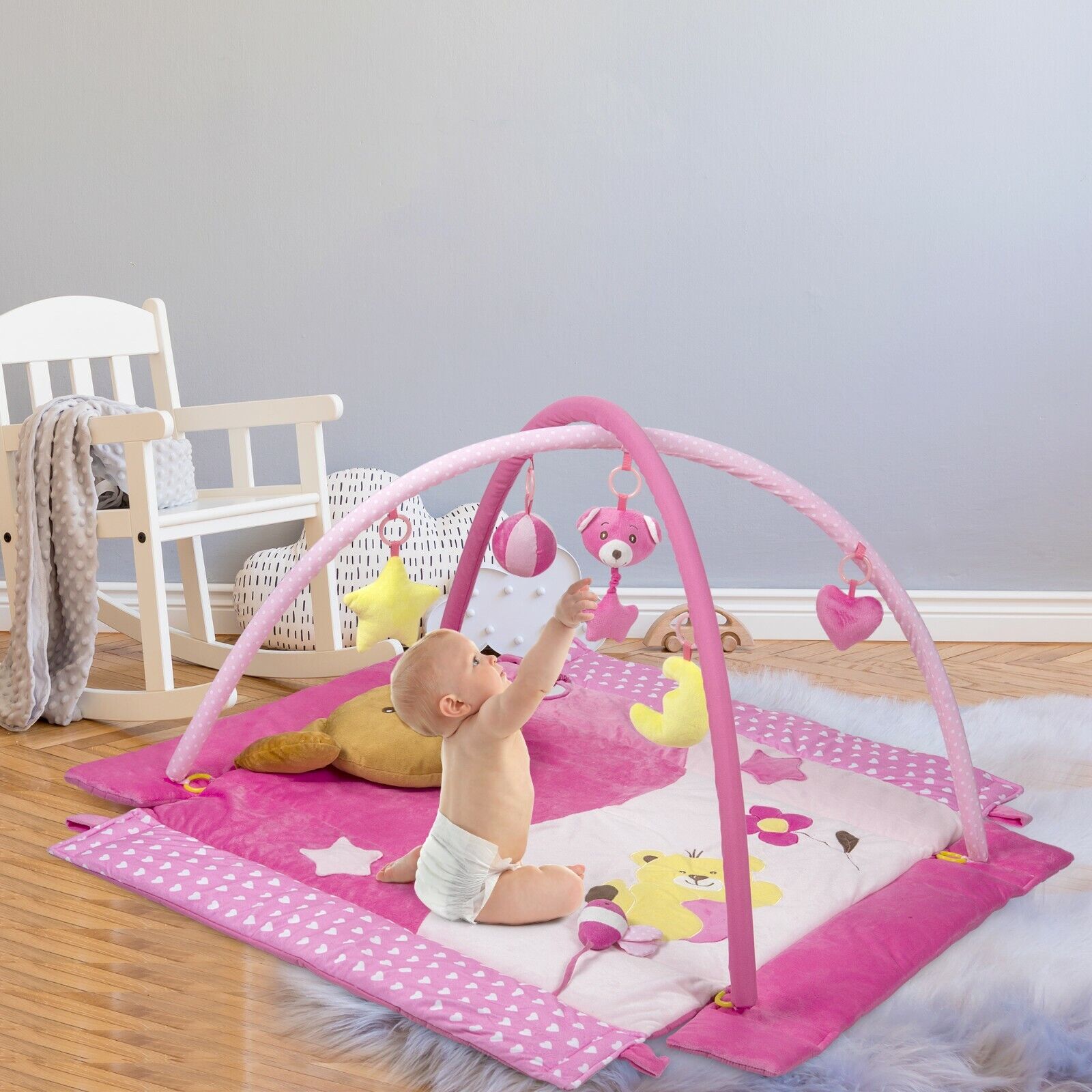 Infant's Play Gym with Developmental Toys