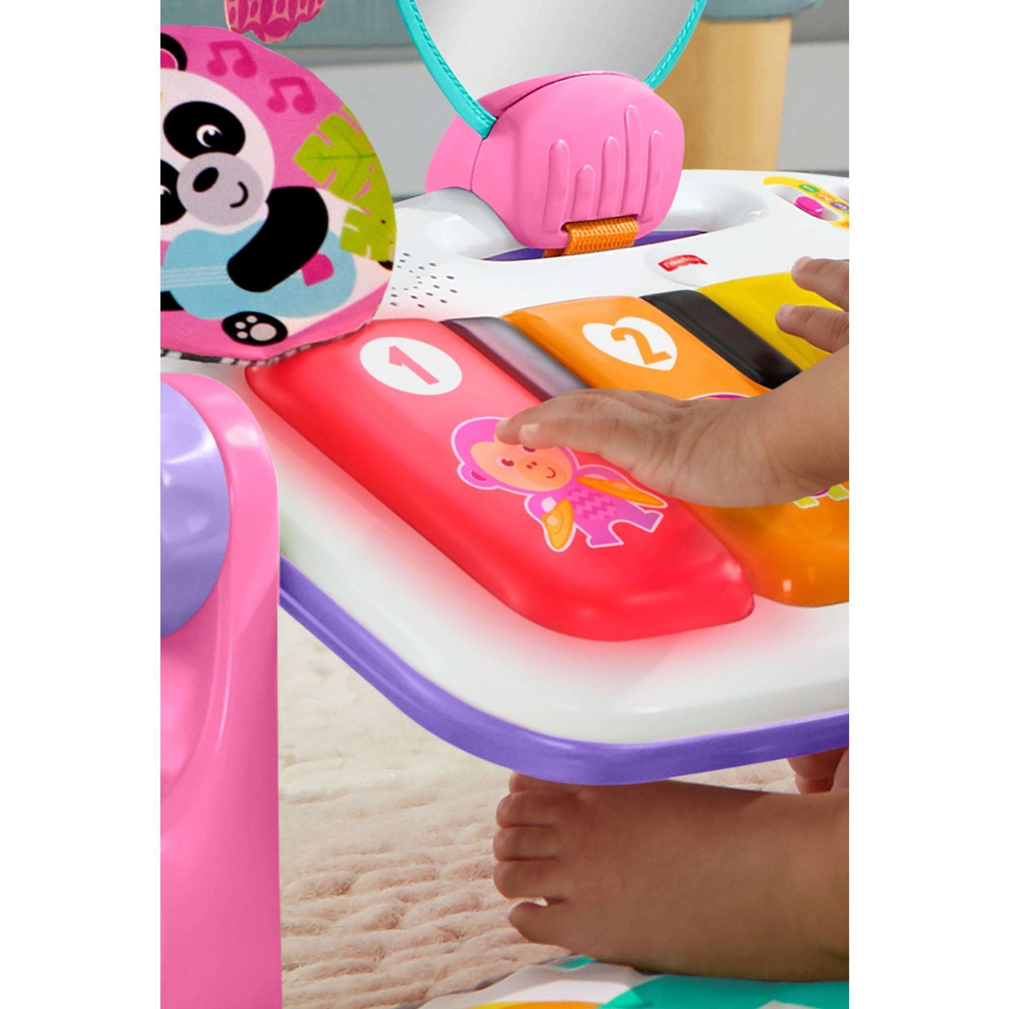 Fisher-Price Piano Gym - Pink/Yellow/White