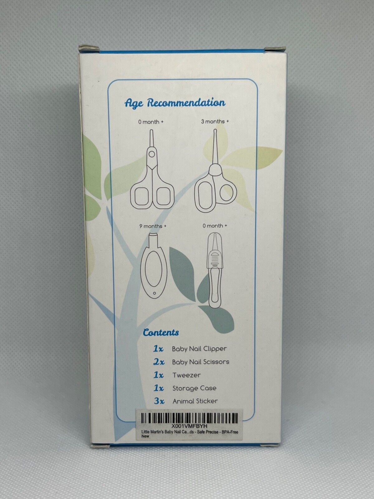 Baby Nail Care Kit 4 Pcs with Case