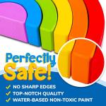 Montessori Wooden Rainbow Stacking People Blocks - 12 Pieces