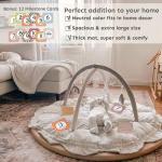 Plush 5-in-1 Baby Gym Grey