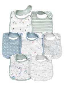 Carter's Unisex Teething Bibs, Pack of 7
