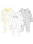 Carter's 3 Mos. Neutral Sleep & Plays Set