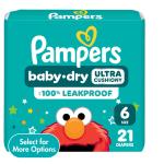 Pampers Size 6, 21 Count Diapers