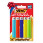 BIC Classic Lighter 5-Pack, Assorted Colors