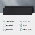 Black Soundproof Acoustic Panels - Office, Studio, Home