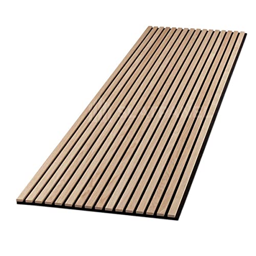 Oak Wood Slat Panels | Soundproof Interior Decor