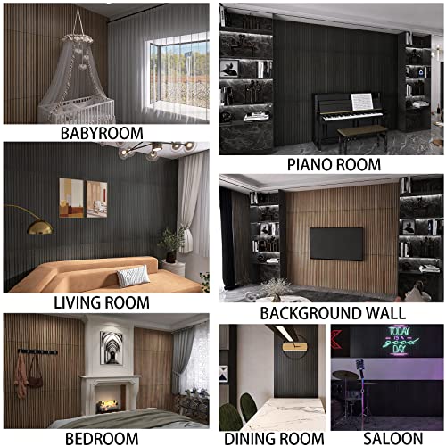 Soundproof 3D Wood Wall Panels - Natural Oak