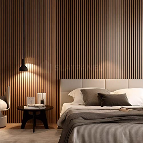 Oak Wood Slat Panels | Soundproof Interior Decor