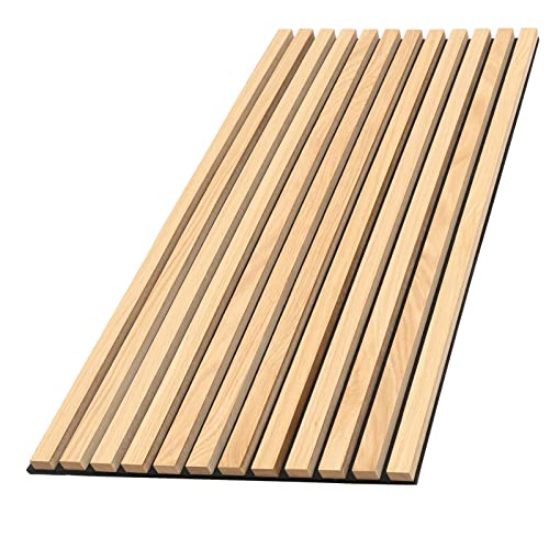 Soundproof Oak Wood Wall Panels - 2 PCS