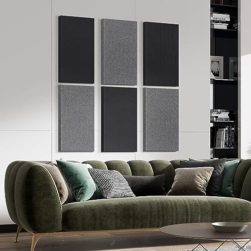 UMIACOUSTICS Fiberglass Soundproof Acoustic Panels (Heather)