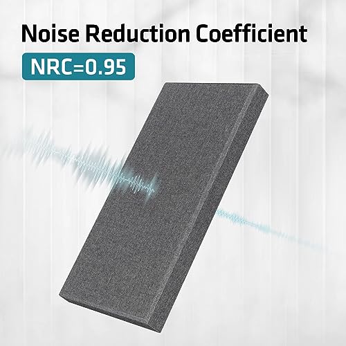 UMIACOUSTICS Fiberglass Soundproof Acoustic Panels (Heather)