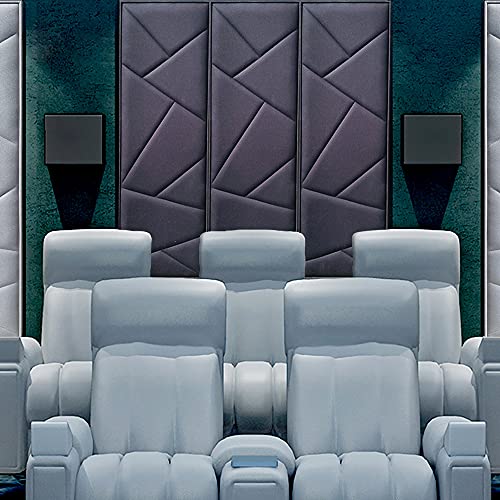 Black Soundproof Acoustic Panel - Sublime, 2-inch Thickness