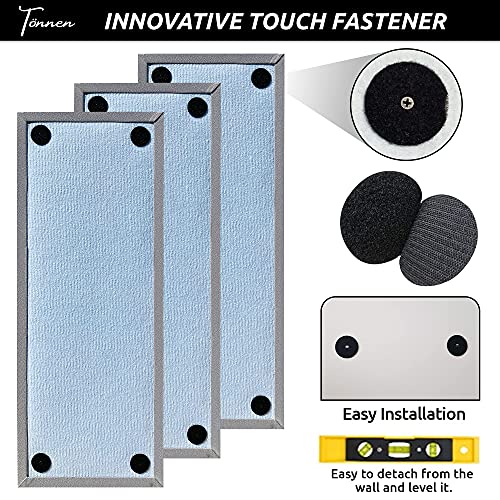 Black Soundproof Acoustic Panel - Sublime, 2-inch Thickness
