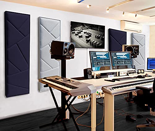 Black Soundproof Acoustic Panel - Sublime, 2-inch Thickness