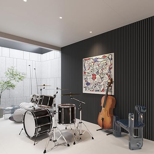 Wooden Soundproof Wall Panels - 2 Pack