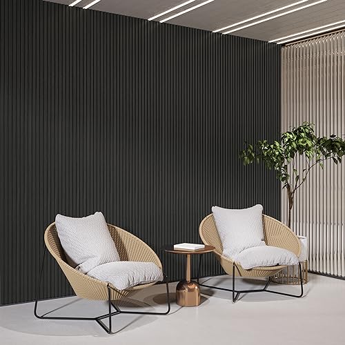 Wooden Soundproof Wall Panels - 2 Pack