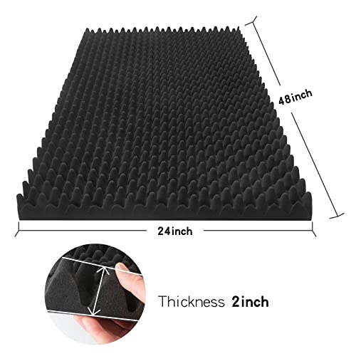 Acoustic Foam Panels - High Density, Studio-Quality