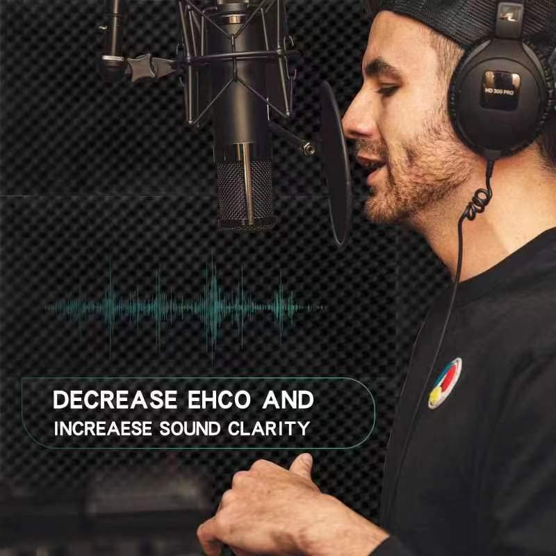 Acoustic Foam Panels - High Density, Studio-Quality