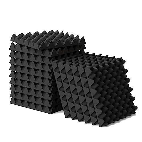 Soundproof Foam Panels - Upgraded Design, 6 Pack