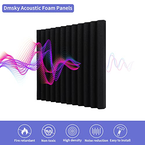 24 Pack Acoustic Foam Panels for Soundproofing
