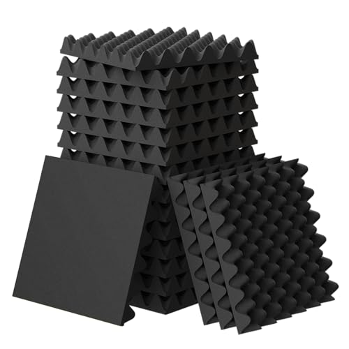 1.5"X12"X12" Soundproof Egg Crate Foam Pad (12 Pack)