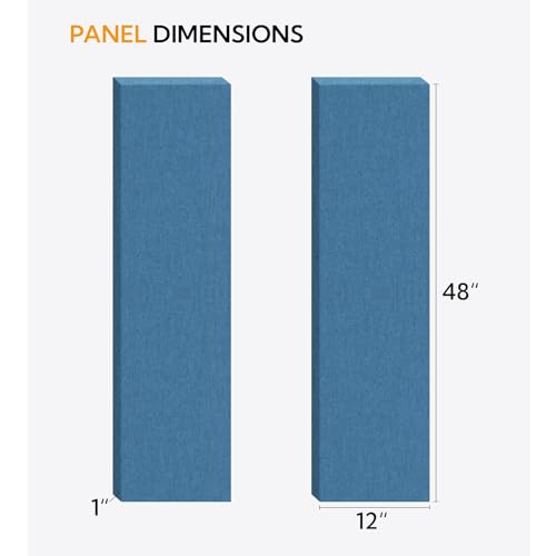 2-Pack Fabric Acoustic Panels for Soundproofing