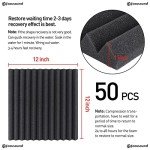 Focusound 50 Pack 1" Acoustic Foam Soundproof Panels
