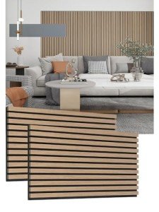 Luxury Walnut 3D Wood Panels | Soundproof Interior Décor