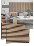Luxury Walnut 3D Wood Panels | Soundproof Interior Décor