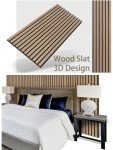 Luxury Walnut 3D Wood Panels | Soundproof Interior Décor