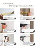 Luxury Walnut 3D Wood Panels | Soundproof Interior Décor