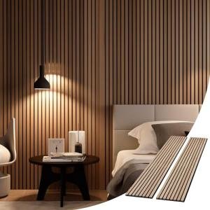 Oak Wood Slat Panels | Soundproof Interior Decor