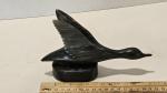 Hand Carved Inuit Goose Soapstone Sculpture