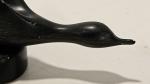 Hand Carved Inuit Goose Soapstone Sculpture