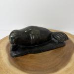 Handmade Inuit Stone Carved Seal Figure
