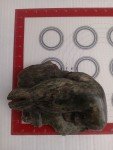 8" Inuit Soapstone Seal Sculpture