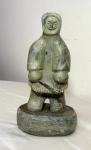 Hand Carved Soapstone Inuit Dimu Eskimo Sculpture