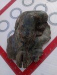 8" Inuit Soapstone Seal Sculpture