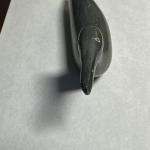 Signed Inuit Loon Bird Soapstone Carving