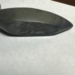 Signed Inuit Loon Bird Soapstone Carving