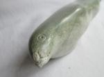 Inuit Seal Green Stone Rock Sculpture Art