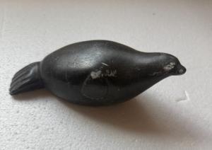 Vintage Soapstone Seal Carving - Inuit Art