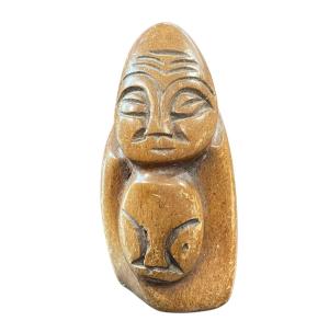 Hand Carved Stone Tribal Figurine Sculpture 4