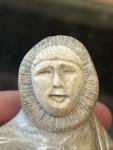 Chupak Juneau Soapstone Eskimo Hunter Sculpture 4.75