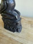 Handmade Inuit Soapstone Eagle Bird Carving