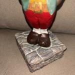 Intricately Painted Carved Folk Art Figure