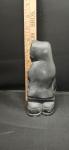 Original Soapstone Inuit Hunter Sculpture Figure